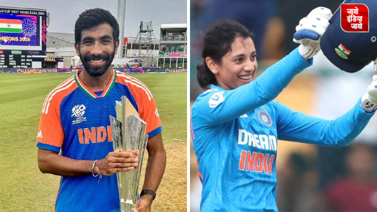 जसप्रीत बुमराह रोहित शर्मा को पछाड़कर बने ICC प्लेयर ऑफ द मंथ,स्मृति मंधाना को भी मिला सम्मान