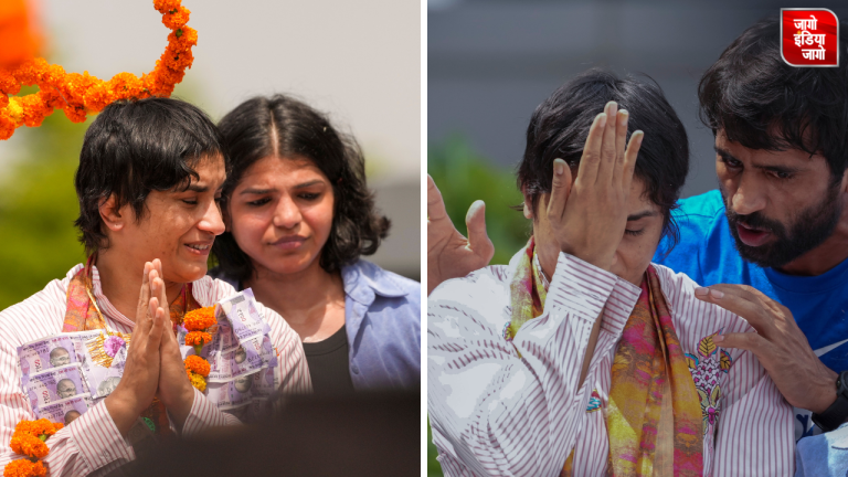 Vinesh Phogat पेरिस से लौटीं भारत, दिल्ली एयरपोर्ट पर हुआ भव्य स्वागत, भावुक होकर कही ये बात