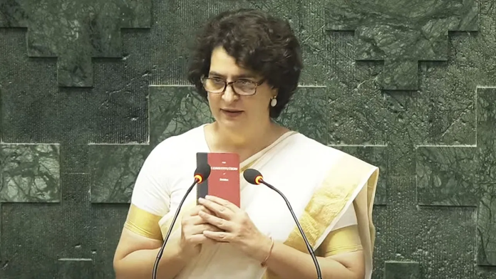 Priyanka Gandhi Oath