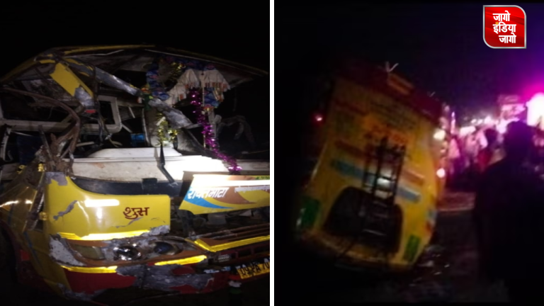 Bundi Bus Accident: बूंदी में बड़ा सड़क हादसा, तीर्थयात्रियों की बस खंभे से टकराकर पलटी, 3 लोगों की मौत, 13 घायल