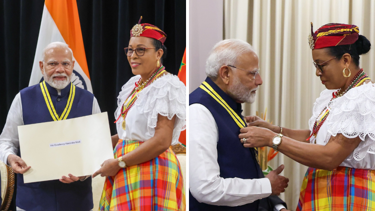 PM Modi को मिला डोमिनिका का सर्वोच्च सम्मान, पीएम बोले-‘भारत के 140 करोड़ लोगों को समर्पित करता हूं’