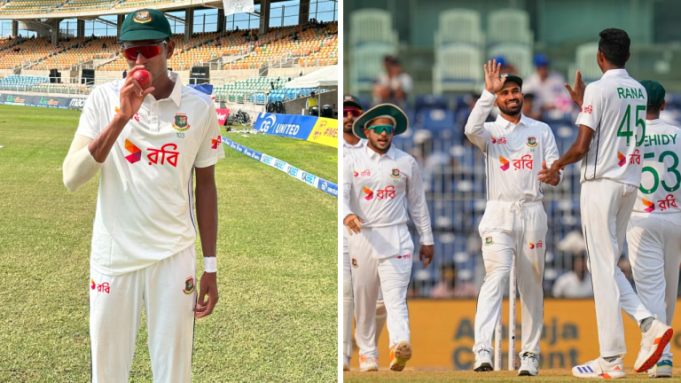 BAN Vs WI Test: बांग्लादेश ने वेस्टइंडीज के खिलाफ बनाई 211 रन की बढ़त, नाहिद राणा ने की घातक गेंदबाजी