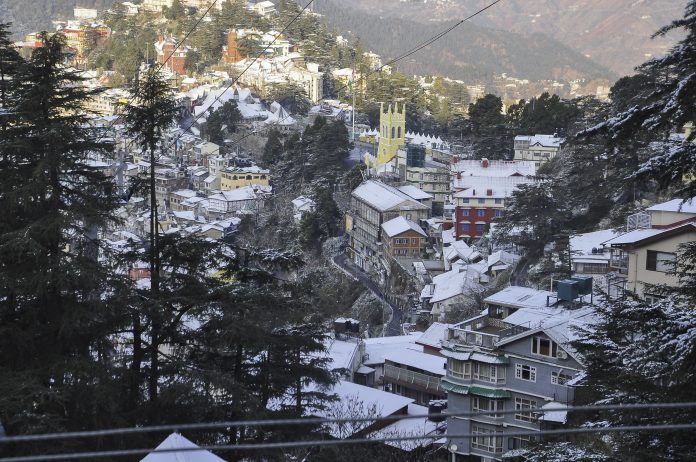 Snowfall in Shimla