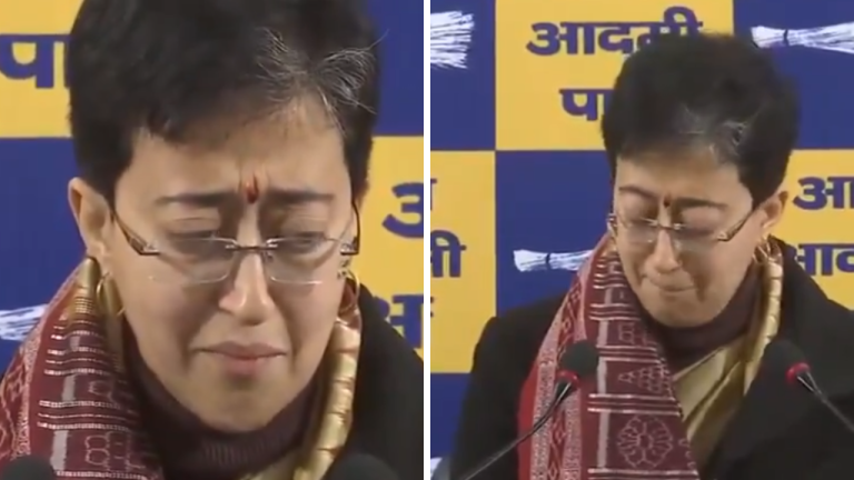 Delhi Election 2025: बिधूड़ी के बयान पर भावुक हुई CM आतिशी, प्रेस कॉन्फ्रेंस के बीच छलके आंसू, बोलीं- मेरे पिता को गालियां देकर मांग रहे वोट’