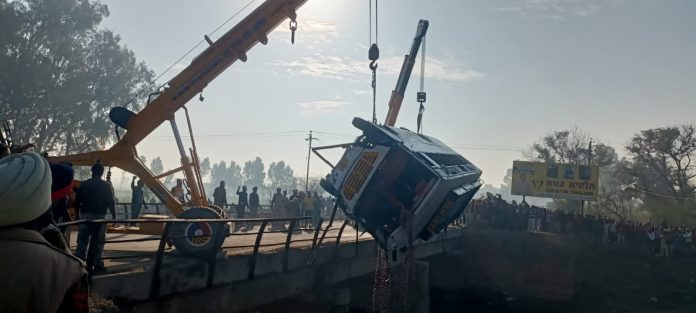 Punjab Faridkot bus Accident