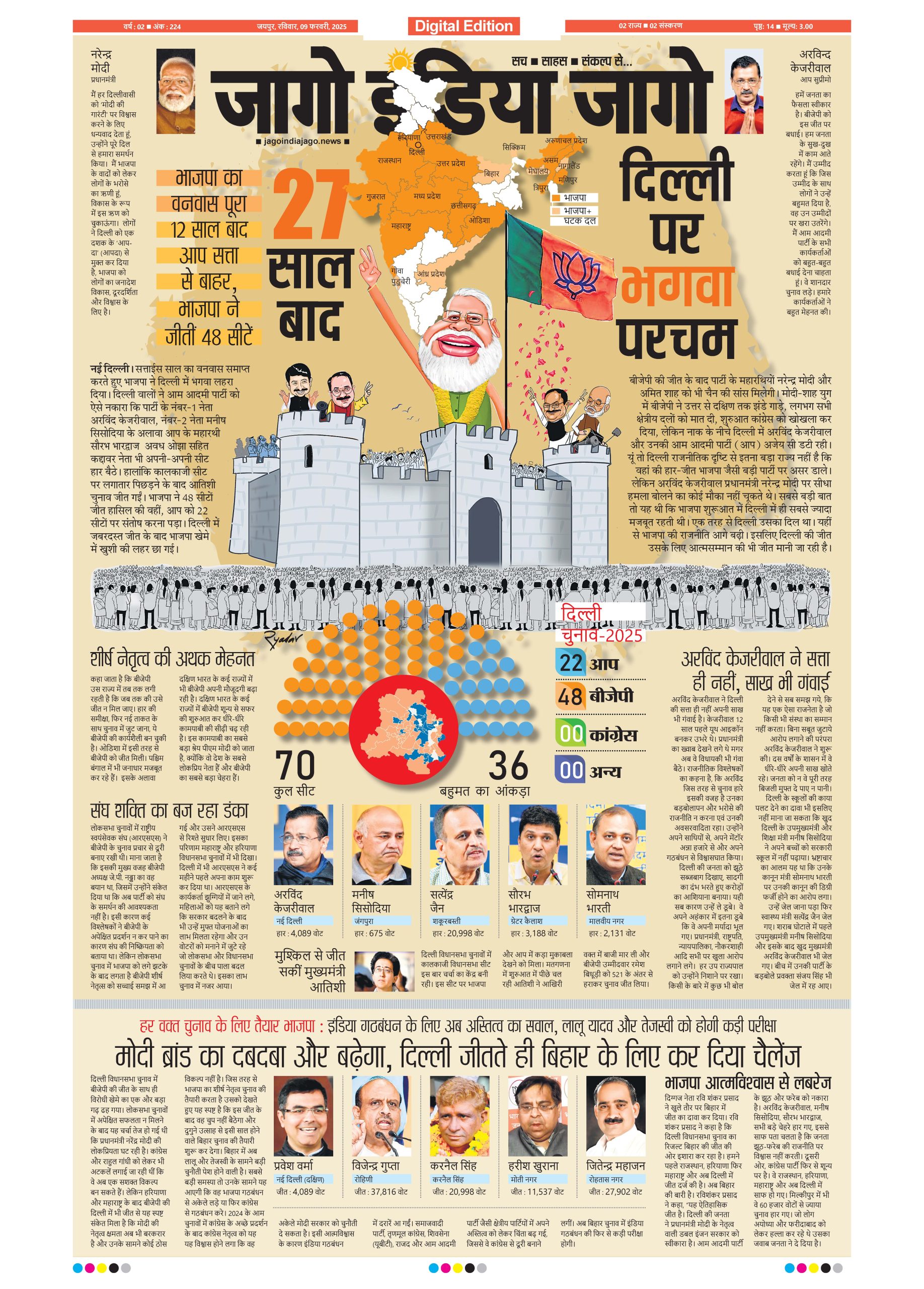 जागाे इंडिया जागो 09 फरवरी 2025