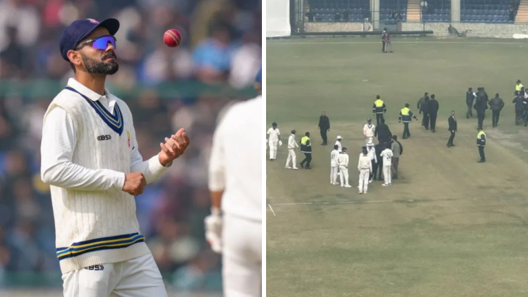 Ranji Trophy: Virat Kohli की सुरक्षा में फिर चूक, सुरक्षा घेरा तोड़कर मैदान पर मिलने पहुंचे 3 फैंस