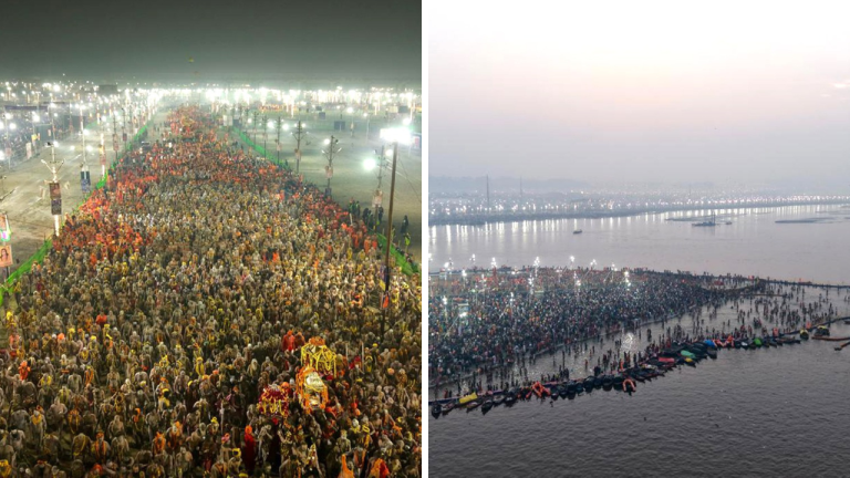 Mahakumbh Mela 2025: बसंत पंचमी पर महाकुंभ में तीसरा अमृत स्नान शुरू, त्रिवेणी में डुबकी लगा रहे अखाड़े, सुबह 4 बजे तक 17 लाख से अधिक श्रद्धालुओं ने किया स्नान