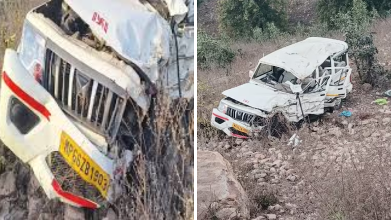 MP Road Accident: महाकुंभ जा रहे श्रद्धालुओं की बोलेरो पलटी, हादसे में 4 लोगों की मौत, 4 घायल