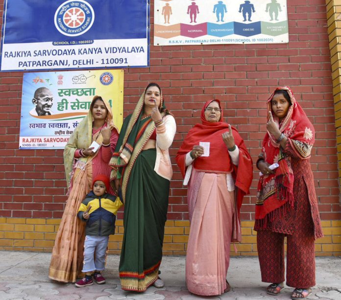 Delhi Election Voting Live