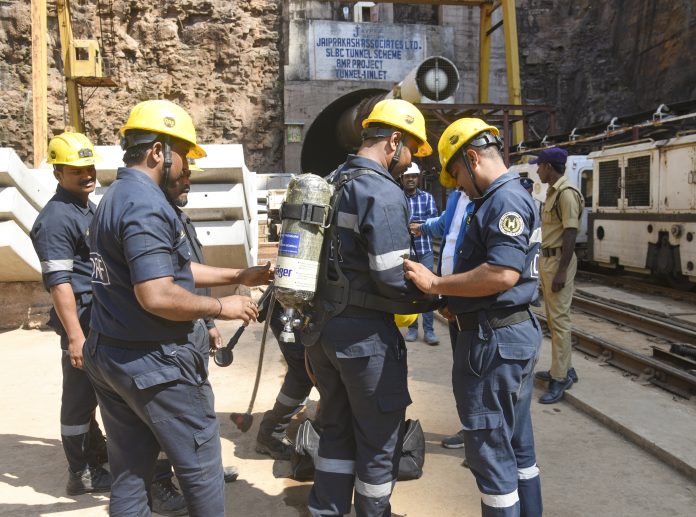 SLBC tunnel collapse in Telangana