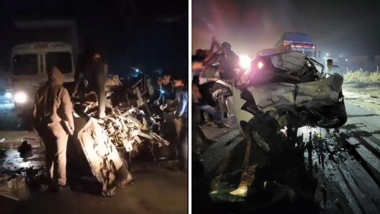 Rajasthan Road Accident: सिरोही के आबूरोड में भीषण सड़क हादसा, तेज रफ्तार कार ट्रोले से टकराई, एक ही परिवार के 6 लोगों की मौत, एक महिला घायल