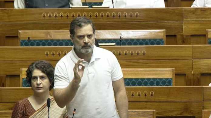 Rahul Gandhi in Lok Sabha