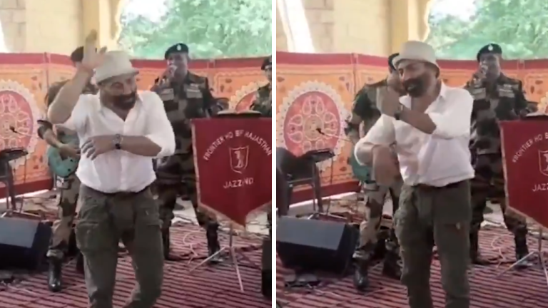 Sunny Deol: सनी देओल ने ‘मैं निकला गड्डी लेके’ गाने पर किया डांस, BSF जवानों ने गाया गाना, देखें Video