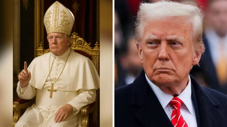 Donald Trump ने पोप की ड्रेस में शेयर की AI तस्वीर, मचा वबाल, जमकर हो रही आलोचना