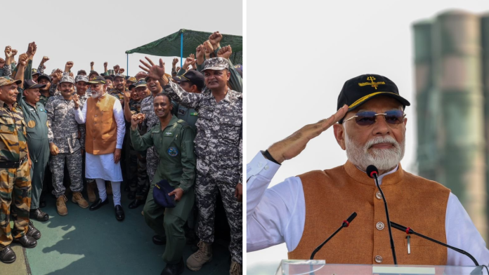 PM Modi at Adampur airbase