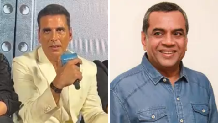 akshay Kumar on Paresh Rawal Exit from hera Pheri 3