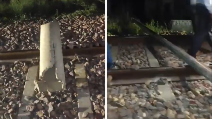 Train Derail Attempt in Shamli