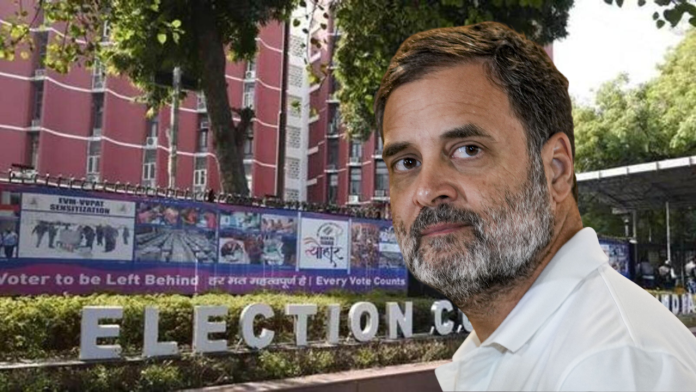 Election Commission On Rahul Gandhi Allegation