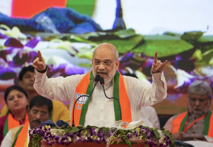 Amit Shah in Kolkata