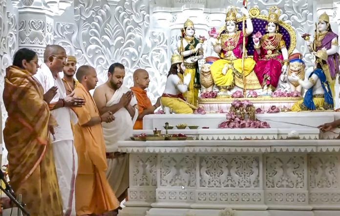 Consecration ceremony of Shri Ram Darbar