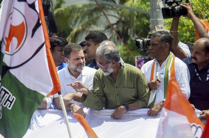 Bihar bandh: Rahul Gandhi in Patna