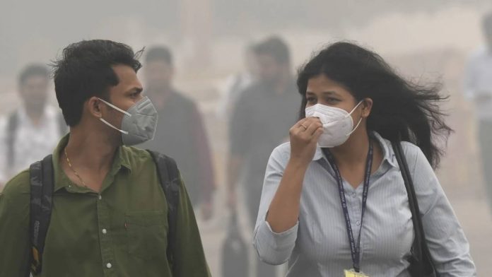 Delhi pollution AQI
