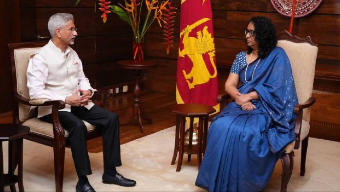 Jaishankar Meets Sri Lankan PM Amarasuriya