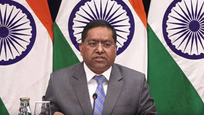 Ministry of External Affairs spokesperson Randhir Jaiswal