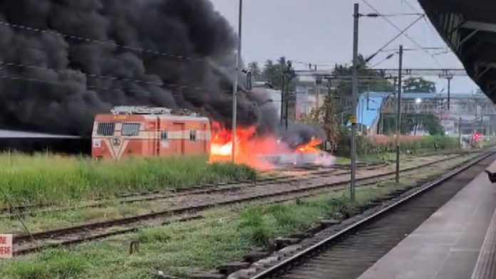 Thrissur Railway Station Fire
