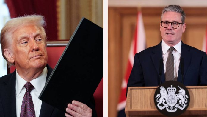 Keir Starmer and trump