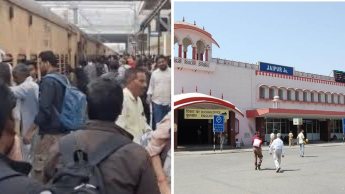 Jaipur Station Platform Number change