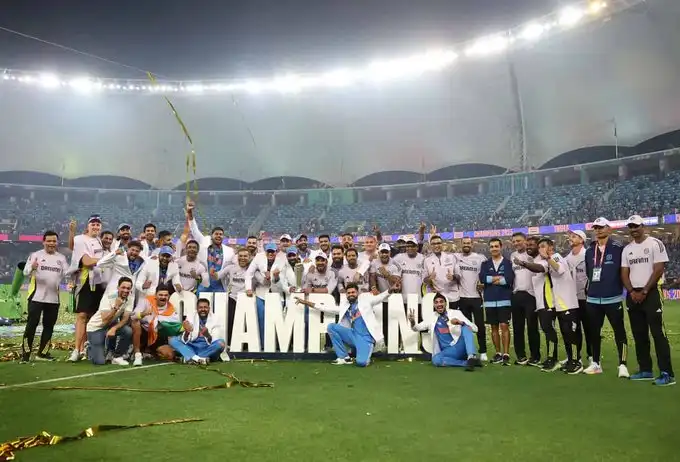 BCCI Cash Prize Champions Trophy 2025