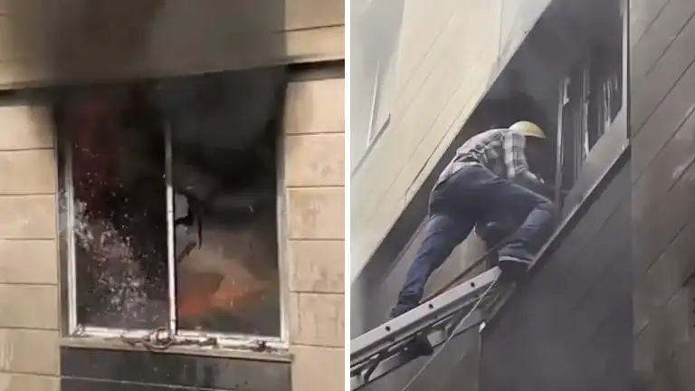 Ajmer Hotel Fire: अजमेर के होटल में लगी भीषण आग, 4 लोगों मौत, जान बचाने के लिए खिड़कियों से कूदे लोग